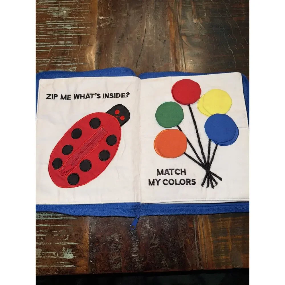 My Quiet Book Alma’s Designs Book Learning Development Montessori Vintage